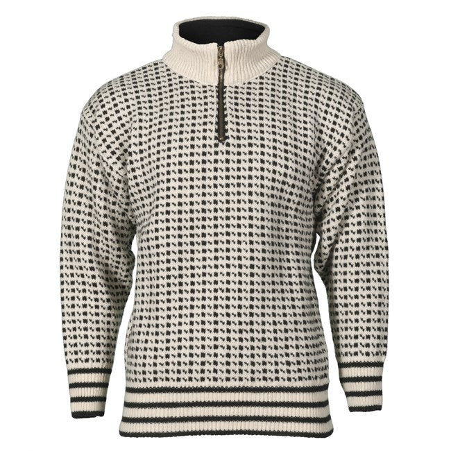 islender genser med zip og hals