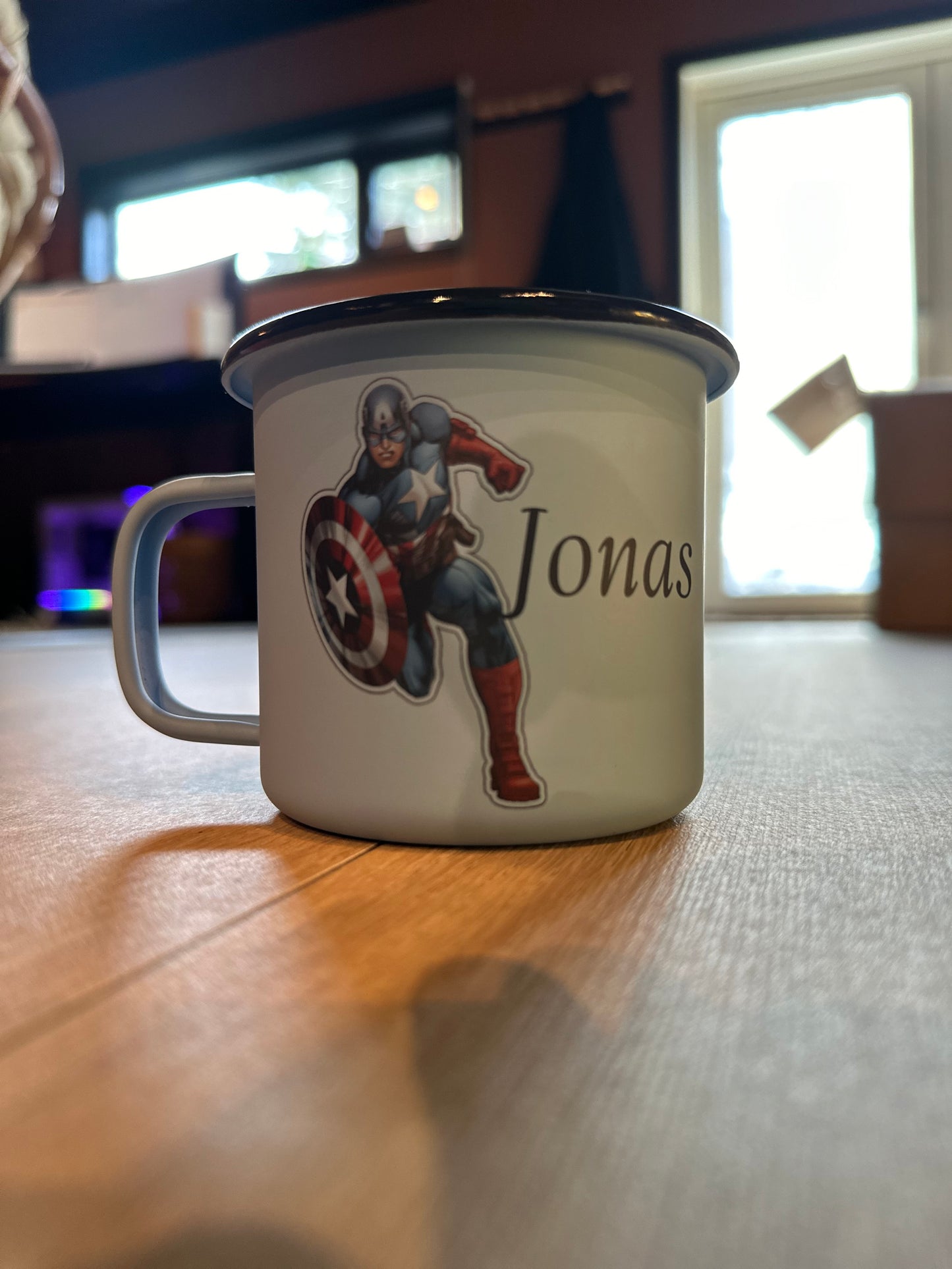 Emaljekopp med eget motiv
