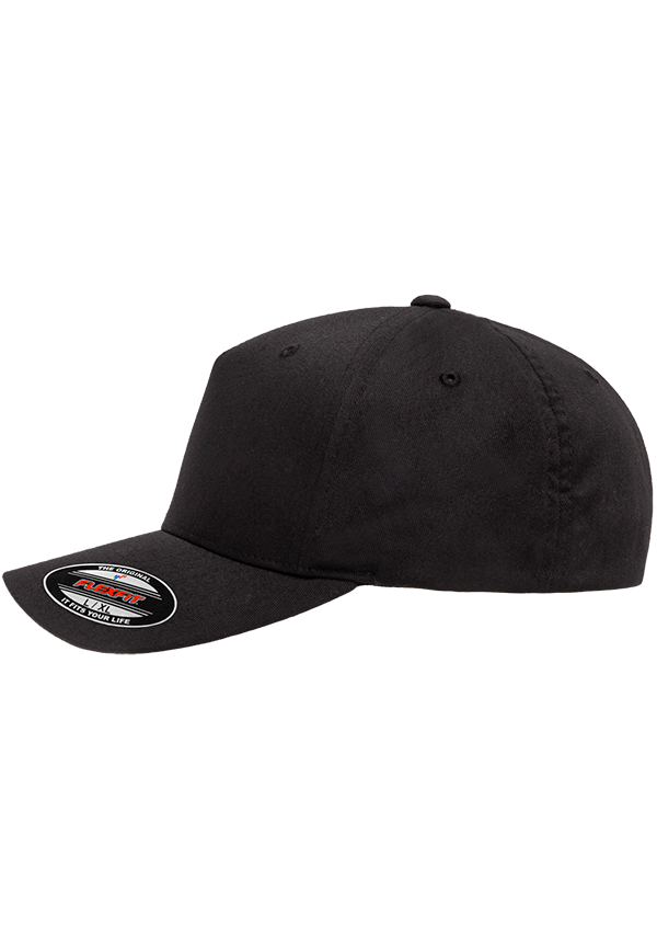 FLEXFIT® FIVE PANEL CAP 6560 MED BRODERING