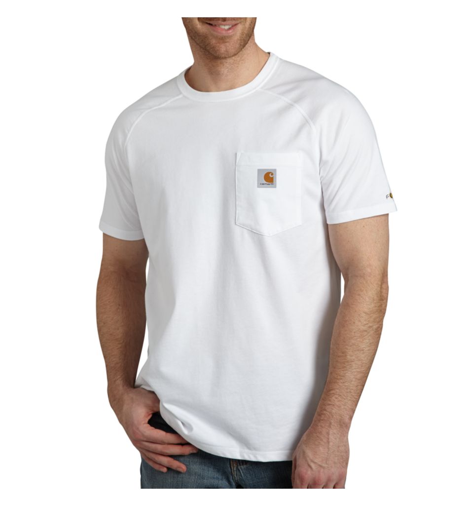 K87 - Carhartt Work pocket Tee white/hvit