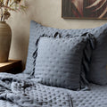 Aix Soft putetrekk med volangkant – Midnight