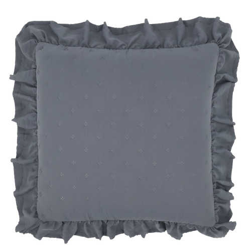 Aix Soft putetrekk med volangkant – Midnight