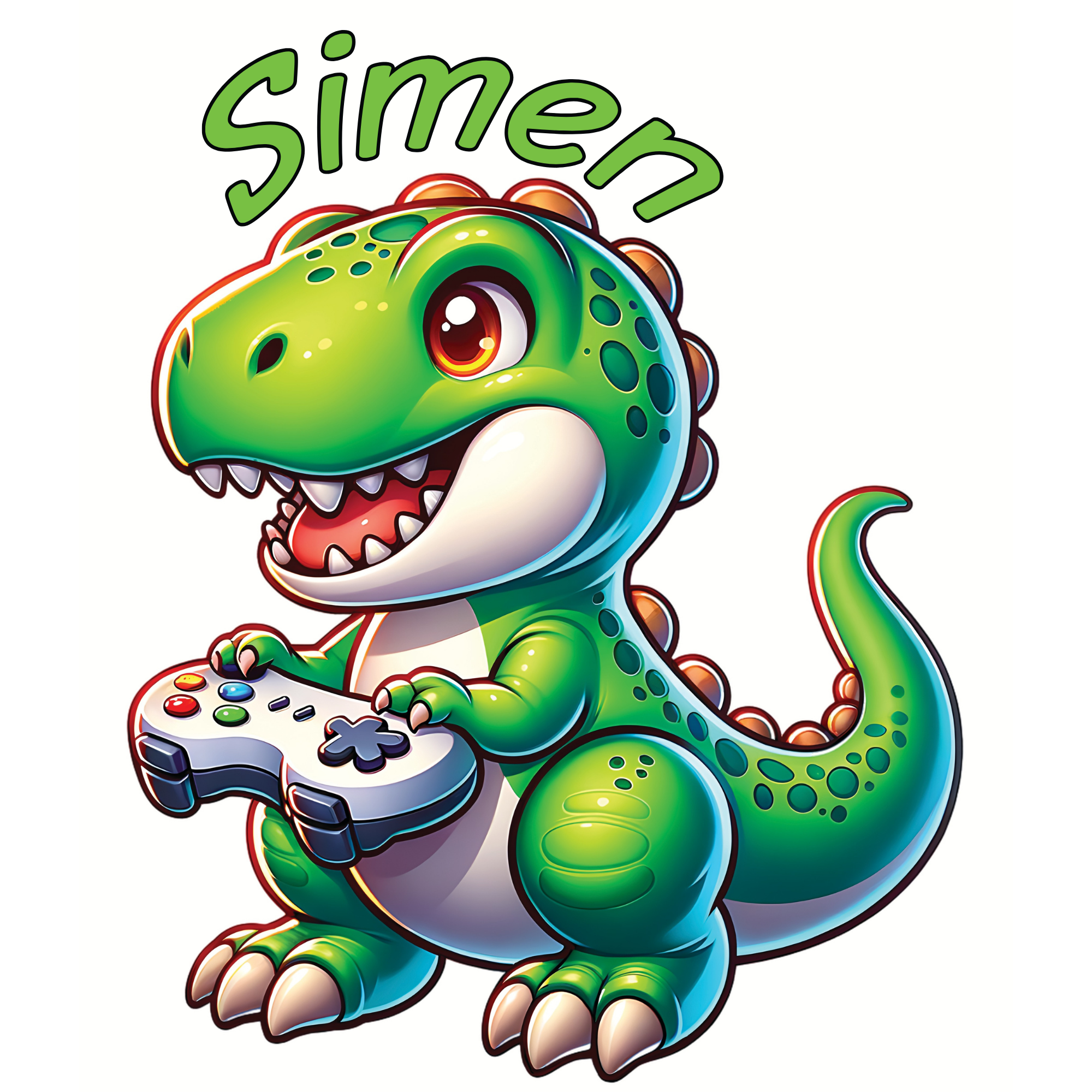 Personlig skiftetøybag- med navn og motiv