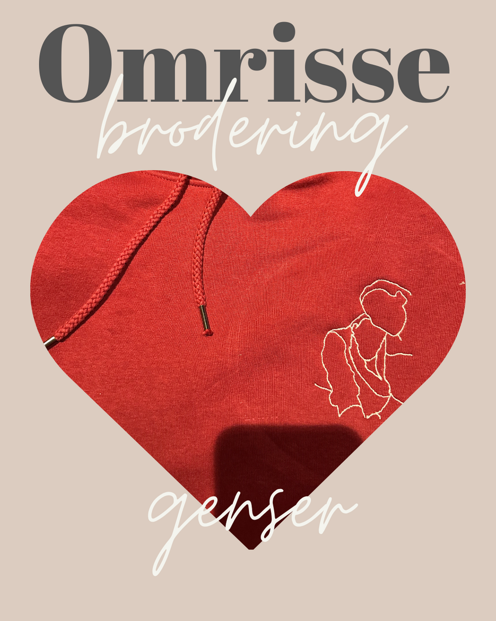 Omrissebrodert Sweatshirt