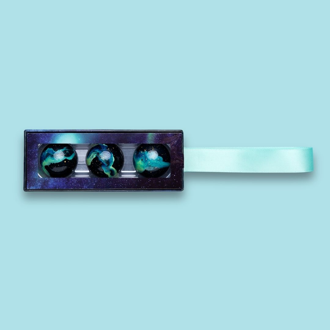Gaveeske 3 biter Northern Lights Chocolate