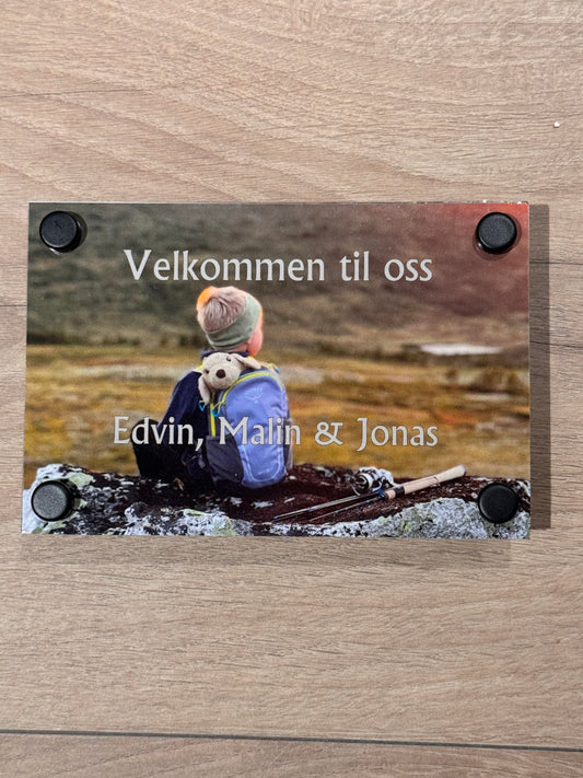Dørskilt 120x120