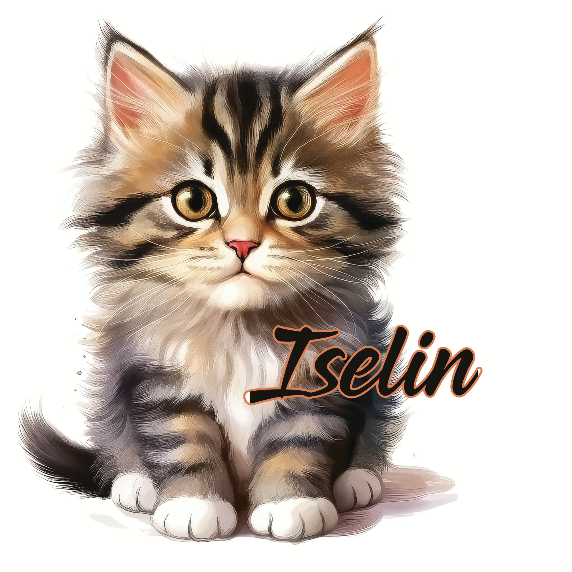 Personlig skiftetøybag- med navn og motiv