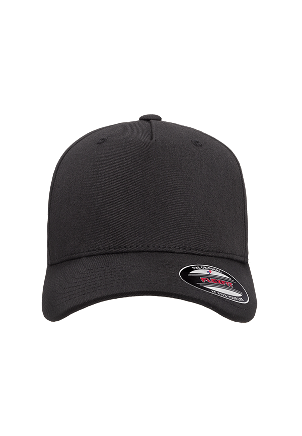 FLEXFIT® FIVE PANEL CAP 6560 MED BRODERING