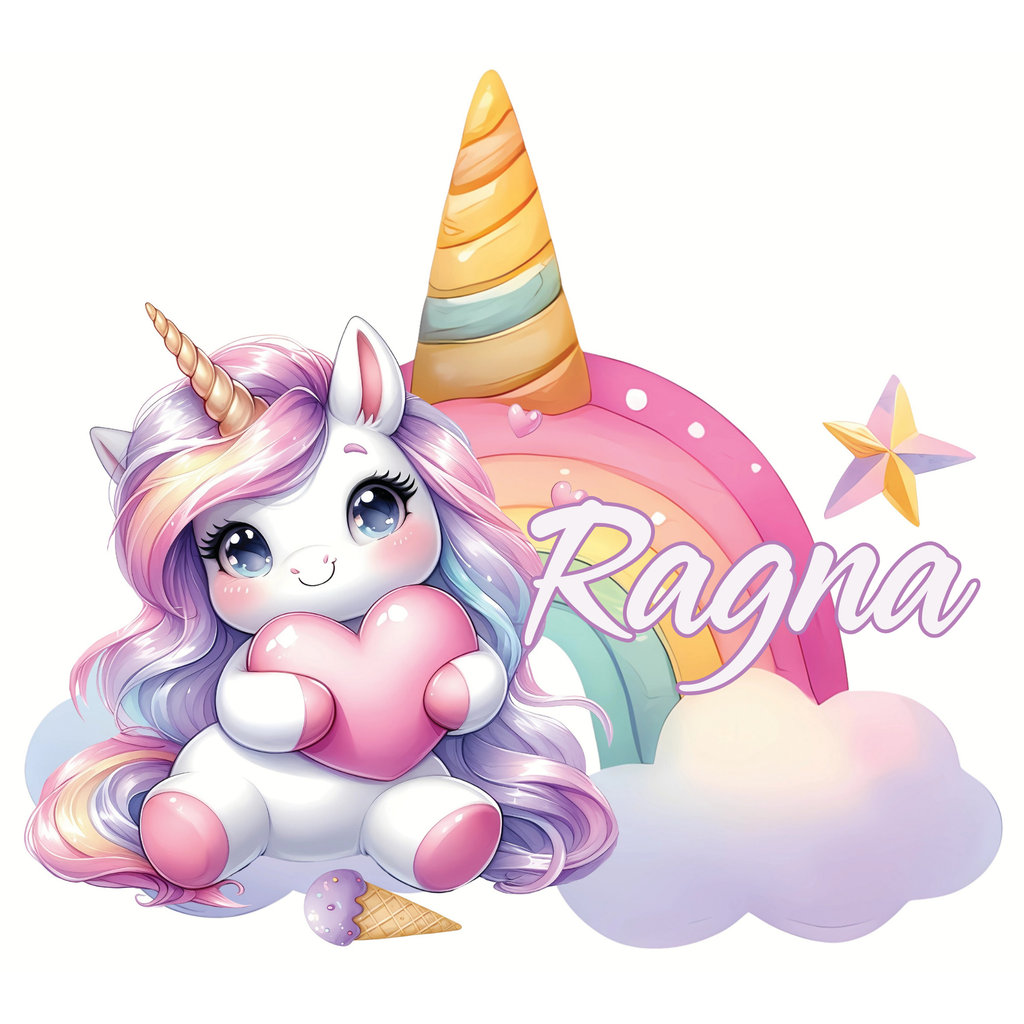 Personlig skiftetøybag- med navn og motiv