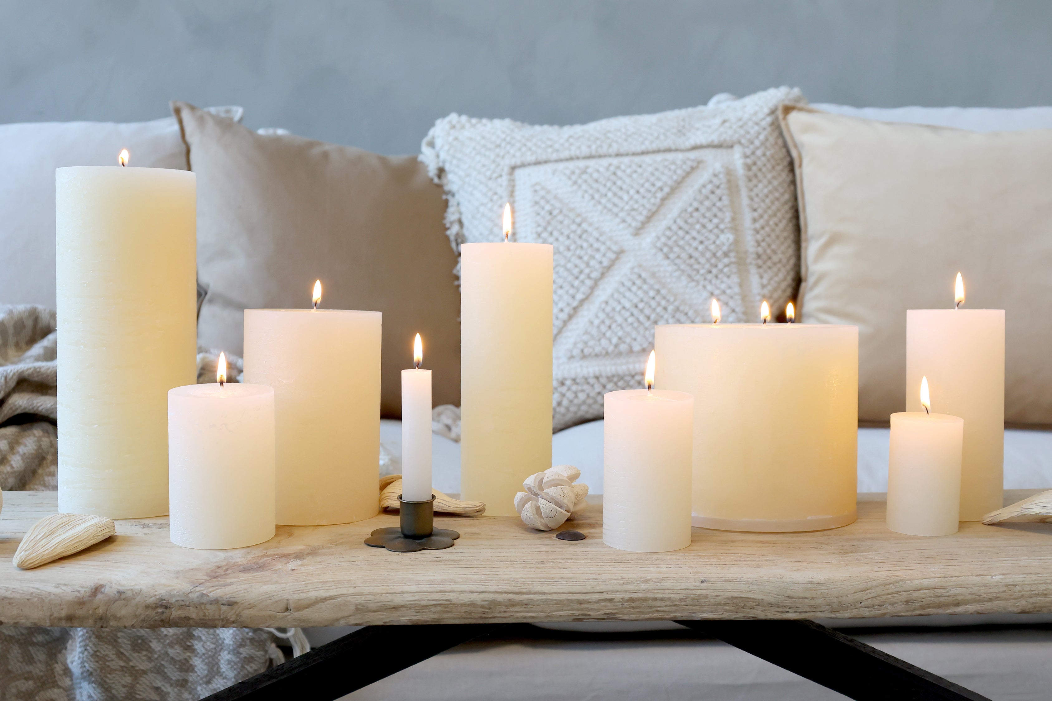 Macon bedelys rustikk – creme
