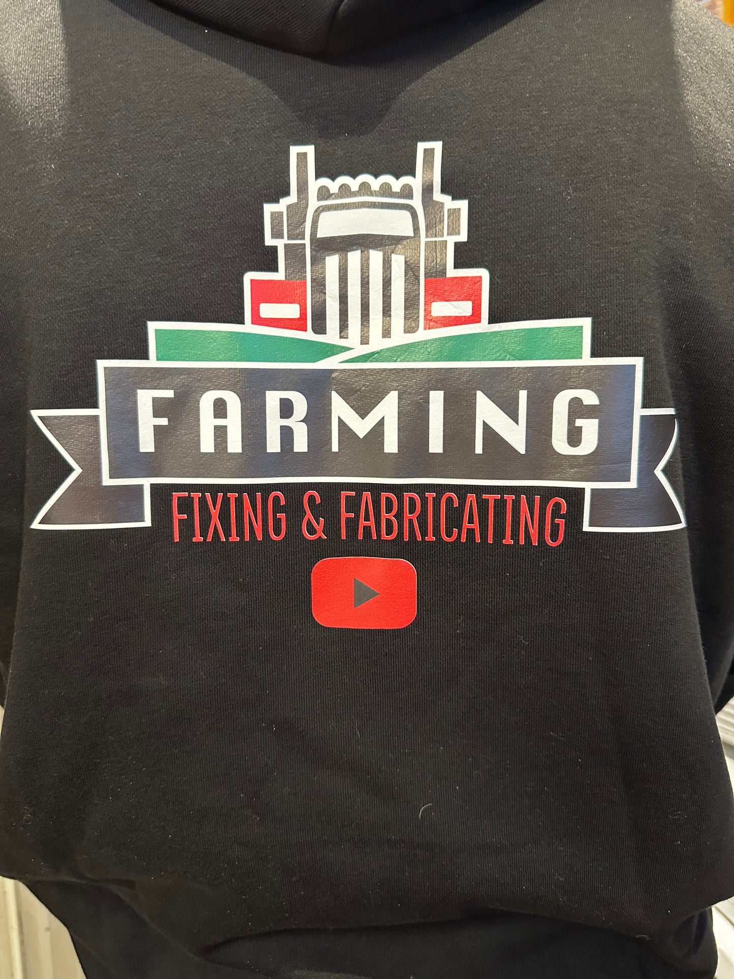 Farming Fixing Fabricating zip hoodie