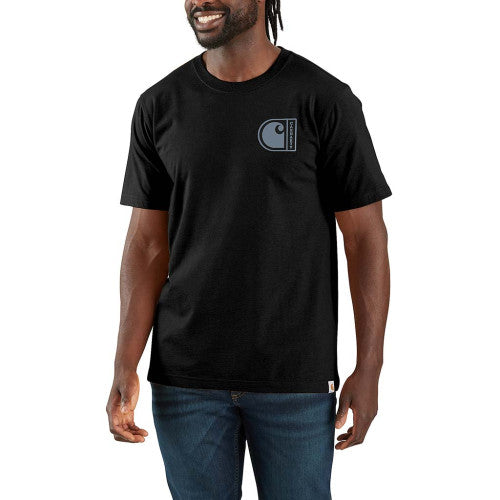 Carhartt 107048 Core Graphic Logo T-Shirt Black