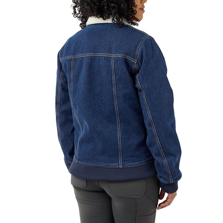 Carhartt  Relaxed fit denim sherpa lined jacket