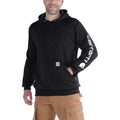Carhartt K288. Sleeve logo hooded sweatshirt