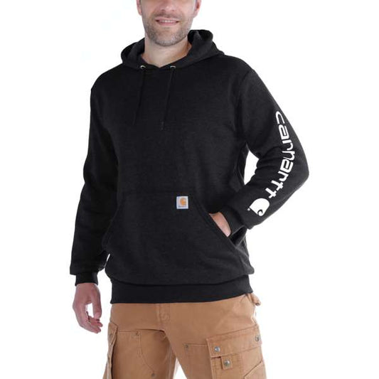 Carhartt K288. Sleeve logo hooded sweatshirt