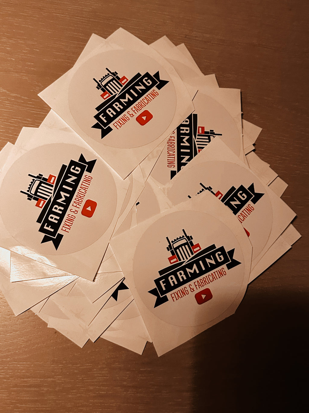 Farming fixing & fabricating sticker