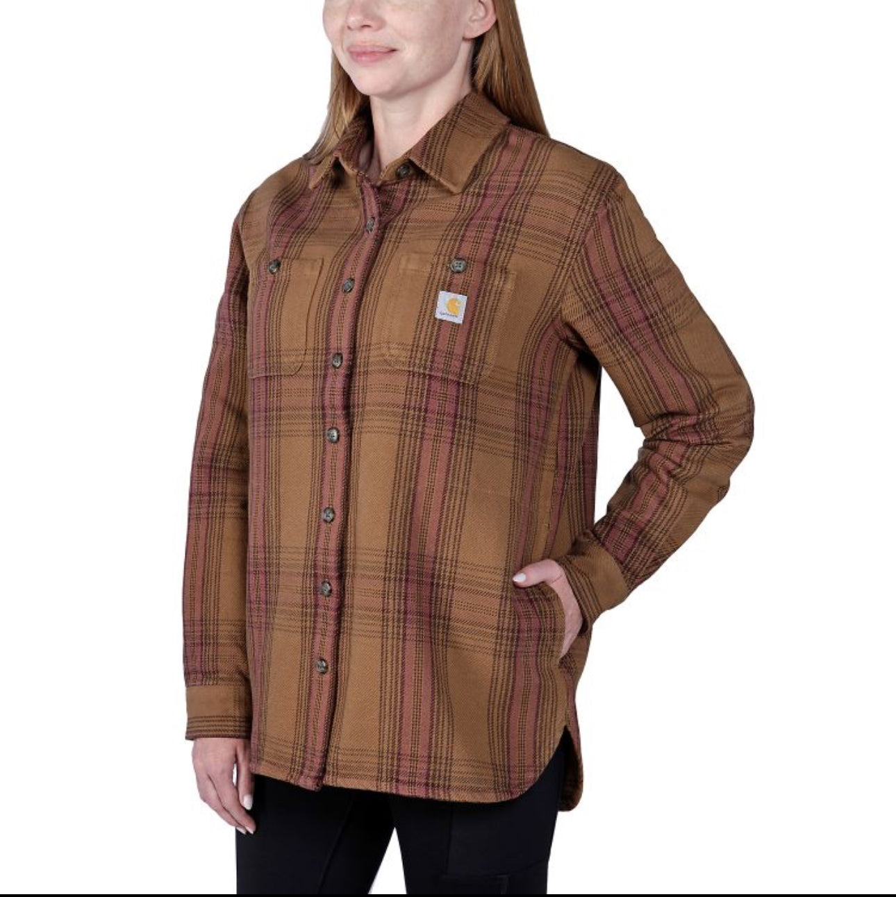 carthart Twill l/s plaid shirt Dame