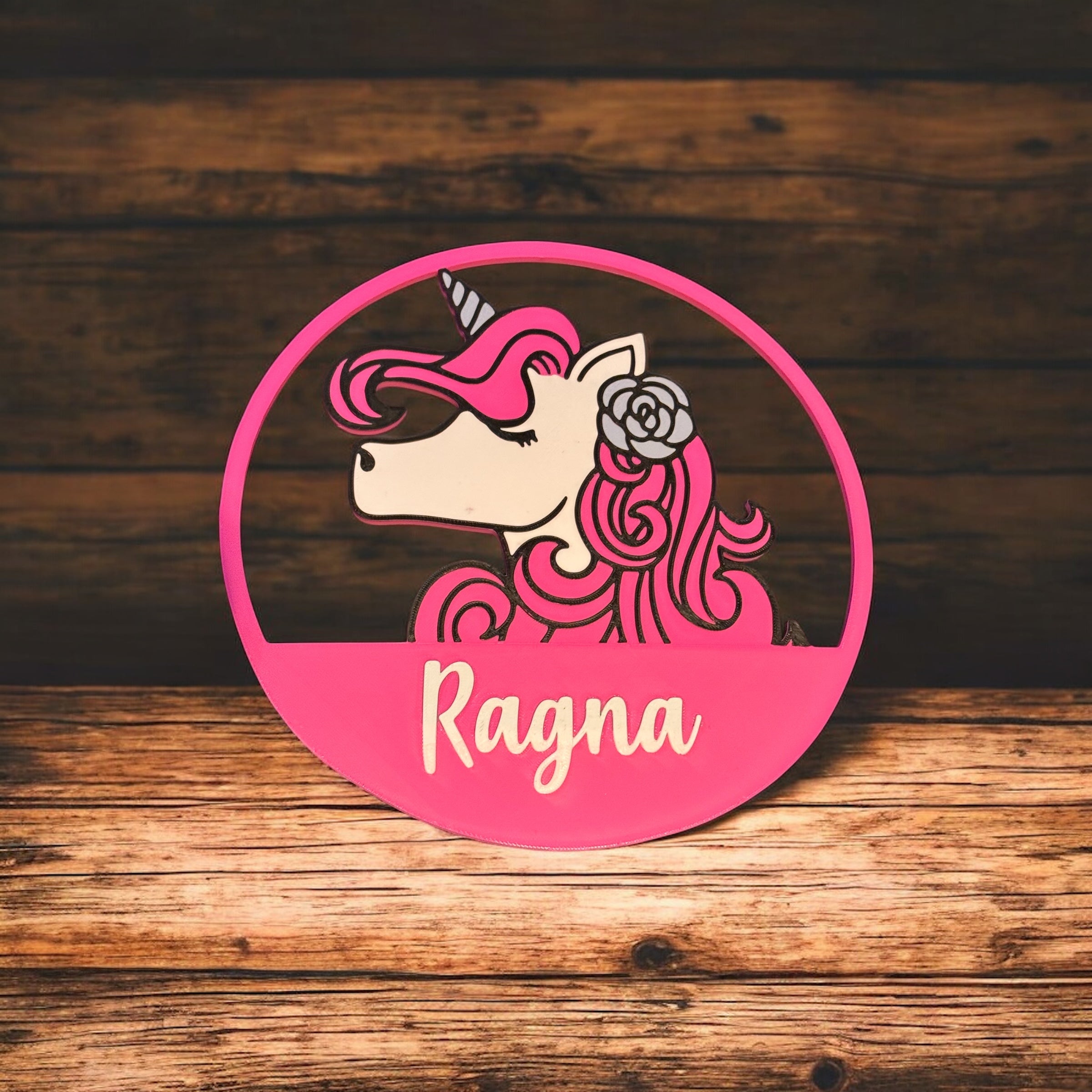 Dørskilt Barnerom Enhjørning