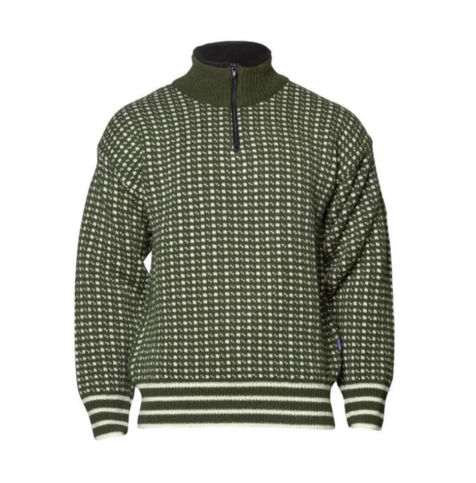 islender genser med zip og hals