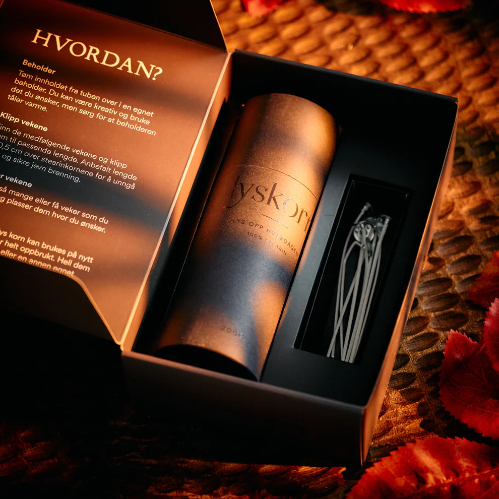 Lyskorn Bundle (1 gaveeske + 3 rør)