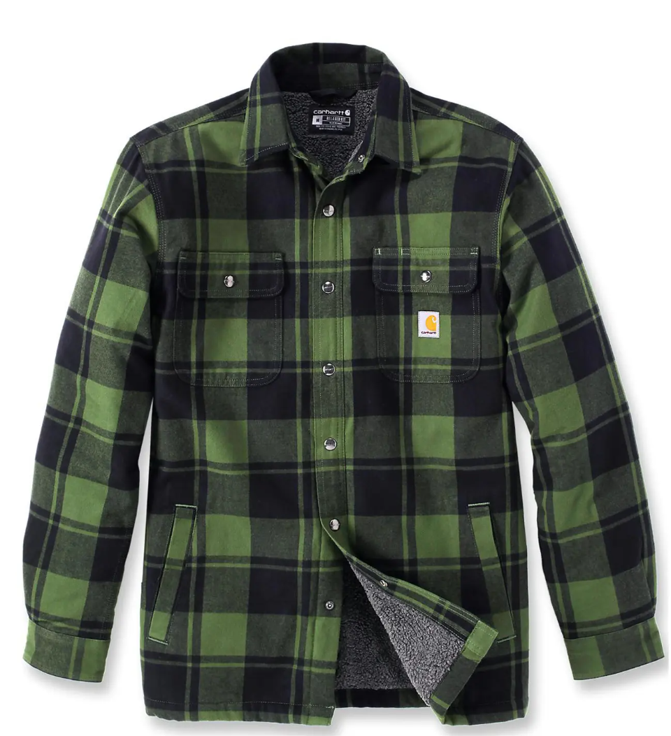 Carhartt Carhartt foret flanell skjortejakke Grønn  (Sherpa)