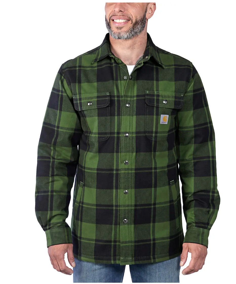 Carhartt Carhartt foret flanell skjortejakke Grønn  (Sherpa)