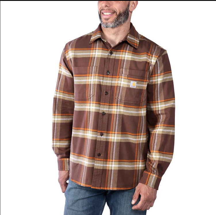 105945. Flannel l/s plaid shirt Carhartt