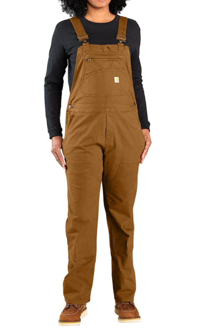 Carhartt Ashland Bib Overall Women Carhartt Brown