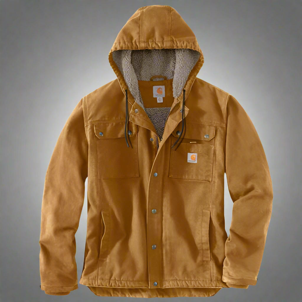 Carhartt Bartlett-jakke i brun - Holdbar og stilfull yttertøy perfekt for både arbeid og fritid
