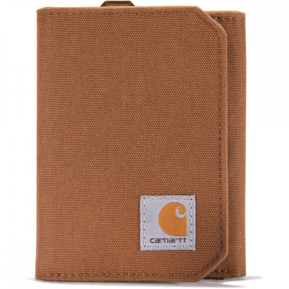 Carhartt Nylon Duck Trifold Wallet Carhartt® Brown / Brown