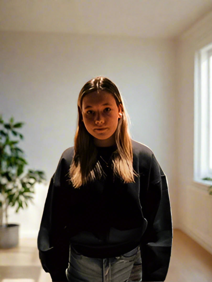 Cropped genser meg DITT design trykk