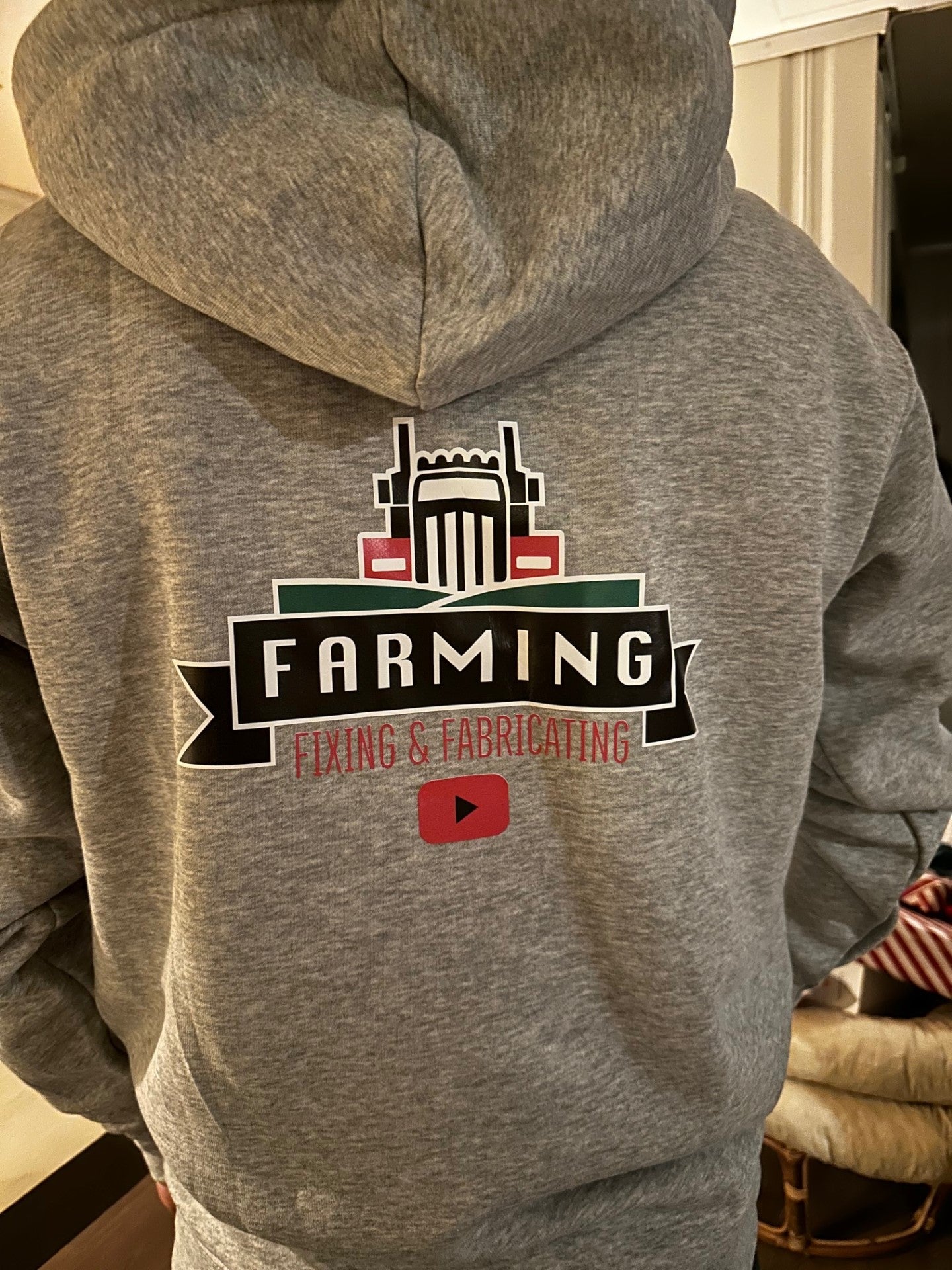 Farming Fixing Fabricating zip hoodie